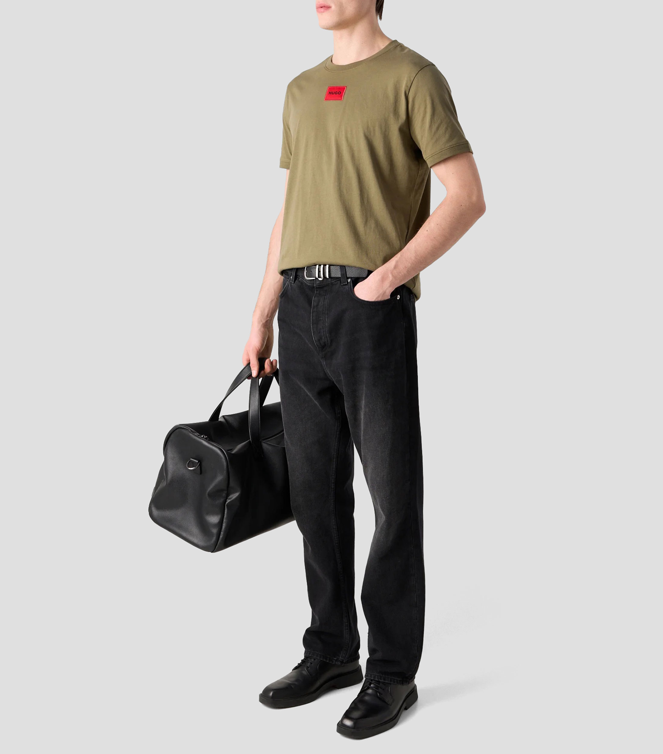 Playera cuello redondo manga corta fantasía bordado Hombre